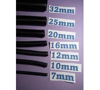 Flexible Conduit(SPLIT) Outdoor Cable Contractor Pack 25mm 10M Coil - Underground Burial, External Trunking, Electrical Ducting, Hose Pipe Wire Protection. FAST DELIVERY