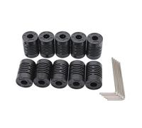 Flexible Connector 10pcs Plastic Glass Fiber Shaft Coupling 4mm 5mm 6mm 8mm Inner Hole Fiberglass Motor Coupler Clamping Extension(6mm to 6mm)
