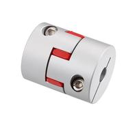Flexible Connector 1pc Coupling D14 L22 Aluminum Plum Flower Flexible Coupler Clamp Jaw Spider Shaped Shaft Coupler for CNC Machine Clamping Extension(3x6.35mm)