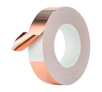 Flexible Copper Tape for Stained Glass Making Crafts,10 metres | Decorative edging, cuts with scissors, conforms to curved edges, arts and friendly