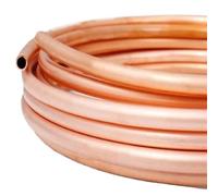 Flexible Copper tubing, 2 Meter 99.9% Pure T2 for Air Conditioning Welding 2mm 3mm 4mm 5mm 6mm 8mm 12mm Diameter(OD 10 x T 1mm)