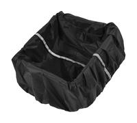 Flexible Cord Cycle Basket Protector, Oxford Material | Strong Cycle Basket Guard with Reflective Foot Attachment for Rain/Snow/Night Protection