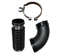 Flexible Corrugated Hose Kit for Leaf Blowers - 3-Piece Duct Assembly with Bent Pipe, Hose Clamp & Reinforced Plastic Hose Suitable for BR800, BR800X, BR700, BR450, SR450