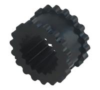 Flexible Coupling Insert 4J, Urethane Gear Sleeve for S-Flex Series, 58.7mm OD, 34mm ID, 18 Teeth, Black, 1 Pack