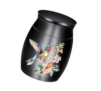 Flexible Cremation Jar with Theme in Multiple Colors Developed for Lasting Security and Meaningful Contributions Multicolor Bird Molded Artifact Jar