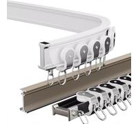 Flexible Curtain Rail, Ceiling Curtain Rails, Curved Curtain Rail, Ideal for Shower Windows, RV Room Divider, Privacy and Home Decoration