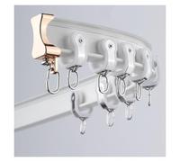 Flexible Curtain Track - Bendable Aluminium Ceiling Track for Curtains, Room Divider or Shower, Adjustable from 70cm to 600cm