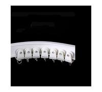 Flexible Curtain Track ed 8M Adjustable Plastic Curtain Rail for Straight SlidingHome Decor Accessories Available in 3 to 10 M Lengths