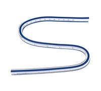 Flexible Curve Ruler, 40cm Double-Sided Measurement Tool, Soft Plastic Design for Sewing, Crafting, Woodworking, and DIY Projects