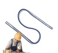 Flexible Curve Ruler - PVC 11.81 x 0.39 Inch | Flexible Ruler with Snake Shape - Drawing Measuring Tool, Multifunctional Crafts, Engineering and Architectural Design for Student Hob