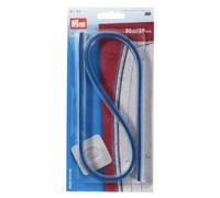 Flexible Curved Ruler - Transparent Metal Core Measuring Tool by Galedi Pins