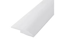 Flexible Cuttable Carpet Transition Strip Peel and Stick, Vinyl Flooring Edging Trim Strip for Doorway, Door Threshold Ramp for Uneven Floors(White,20m/65.6ft)