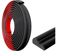 Flexible Decorative Strip, Self-Adhesive, Cladding Strip, Stucco Moulding Ceiling, Self-Adhesive Wall Trim, Wall Edge, Home Decoration (Black, 22 mm x 10 m)