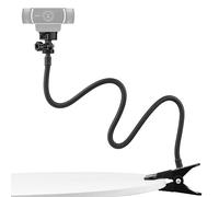 Flexible Desk Mount Bracket with 1 4 Inch Screw 1kg Load Capacity Compatible Webcams Smartphone Small LED Video Light for Live Streaming Online Teaching