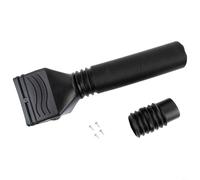 Flexible Downspout Extender 20-59in Adjustable Telescopic Drain Connector for Rainwater Diversion, Retractable Gutter Downpipe Extension for Outdoor Drainage(black)
