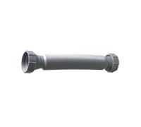 Flexible Drain Connector, 45.2mm/1.77in Waste Pipe Connector Expandable Sink Drain Hose Double Head Plumbing Extension Leak-Proof Universal Corrugated Tube for Sinks Basins Bathrooms