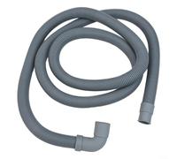 Flexible Drain Hose Extension for Washing Machine and Dishwasher, Appliance Waste Pipe with Elbow and Straight Connector, PP Material Laundry Outlet Tube, /./2M Options(2m)