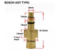 Flexible Drain Hose with Rotary Spinning Nozzle - 4m Bosch AQT