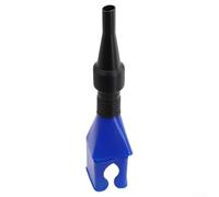 Flexible Drain Tool Snap Funnel for Automotive Oil, Multi-Purpose Foldable Funnel with Wide Opening and Built-in Filter, Reusable Leak-Proof Design(Blue)