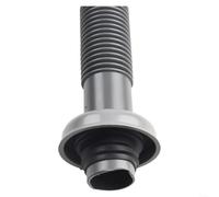Flexible Drainage Pipe Kit U-Bend Sink Trap ABS Plastic Tube for Kitchen Bathroom Waste Prevention Black