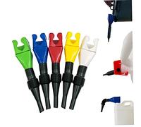 Flexible Draining Tool Snap Funnel Universal Small Oil Funnel Plastic Clasp Multi-Functional Funnels for Automotive 5Pcs