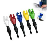 Flexible Draining Tool Snap Funnel Wide Mouth Refueling Funnel, Universal Buckle Funnel for Car & Household Use Portable Buckle Funnel (5PCS)