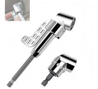 Flexible Drill Bit Extension,105 Degree Right Angle Drill Adapter,1/4" Hex Shank Driver Angle Drill Attachment,Suitable for Narrow Spaces