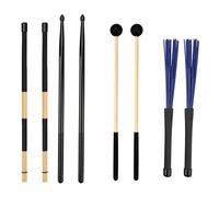 Flexible Drumsticks Everyone Music Styles Permanent Polyamide Building Ergonomic Rhythm Stakes Multiple Genre Drum Brushes