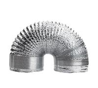 Flexible Dryer Vent Hose 120mm Aluminium Foil Vent Hose with 59 Inch Length Anti-Flaming Multi-Purpose Flexible Duct for Air-Conditioner, Extractor Hood Dryer