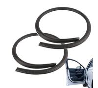 Flexible Edge Trim Seal -Flexible Bulb Edge, 25-Foot Flexibles PVC, EPDM Rubber Weather Stripping | Black Pebble Finish Automotive Door Window Seal Protection U-Channel Edges Plastić Extrusions