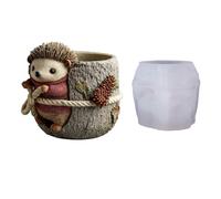 Flexible Elastomer Cast for Rosin Concrete Concrete Handicrafts Spiny Molded Farmer Flame Owner Unique Home Deck Project Flower Container Cast