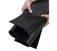 Flexible Electrical Insulating Rubber Matting, Commercial Insulated Floor Mats Anti-Slip, High Voltage Protective Insulation Mat, 5 mm Thickened(Black,1mx6m(3.3ftx19.7ft))
