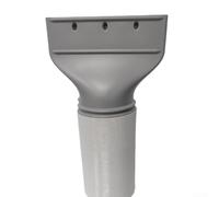 Flexible Exhaust Hose 150mm with Flat Adapter for Portable Air Conditioner, Tumble Dryer Vent Kit and Range Hoods, 1.5m Grey Ducting Pipe for Efficient