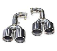 flexible exhaust pipe For BMW For X3 G01 2018-2021 Changed X3M Bumper Exhaust System Nozzle Muffler Tip Tailpipe Quad Car End Pipes(7)