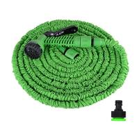 Flexible Expanding Magic Hose Anti-Leakage Garden Hose 3 Times Stretch Small Magic Water Hose with 7 Function Spray Nozzle (50FT)