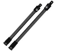 Flexible Extension for Screwdriver - 2 Pieces Long Range Folding Tools | Connection for 360 Degree Electric Key - for Workshop Car Repair Tight Spaces Work on Mon Piping