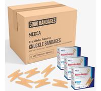 Flexible Fabric Bandages - Flex Fabric Adhesive Bandages Knuckle Bandages for Finger Care and to Protect Wounds from Infection - (5000 Count Bulk)