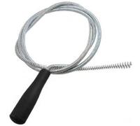 Flexible Feeding Tube Cleaning Brush 2M Long Slim Drain Hole Cleaning Tool, Metal Snake Sink Drain Dredger Cleaning Spring Wire Hose Pipe Unblocker Cleaner Hair Removal Tools for Sink Basins