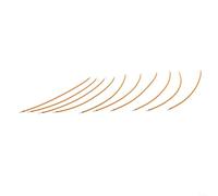 Flexible Filament Lamps 2200K DC3V for DIY Light Bulb Construction and Decorative Illumination Setups 10pcs (130mm)