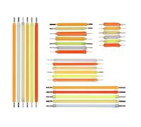 Flexible Filament Led Cob Led Filament Edison Bulb Lighting Fittings 19Mm 26Mm 53Mm 68Mm Dc 3V Incandescent Diode Lighting Fittings 10 Pieces,Blue,68Mm -10Pcs