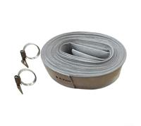 Flexible Flat Hose 10m for Submersible Pumps Storage(Fabric Hose Set) | 10 metre length, 1.25 inch flat design, fits for karcher pumps, for ideal for flood water, easy roll-up storage