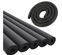 Flexible Foam Tubing Heat Preservation Covers,Thick Pipe Tube Insulation Waterproof Pipe Lagging Foam with Flame Retardant for AC Pipes, Fitness Equipment(6mmx9mmx1.85m)