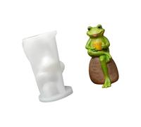 Flexible Frogs Shaped Crafting Mold Silicone Materials Twist Demold Design Epoxy Resin Art Supplies for Home Decors Animal Resin Mold