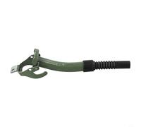 Flexible Fuel Nozzle for Jerry Cans - Steel and Rubber Construction, Leak- Seal, Clip-On Design Compatible with 5L / 10L / 20L Containers, 200 mm Height,