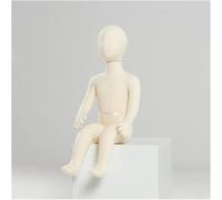 Flexible Full Body Children Mannequin 1-9 Years - Unisex Clothes Display With Bendable Legs & Detachable Head/arms - Ideal For Retail, Dressmaking & Photography White 1 years old