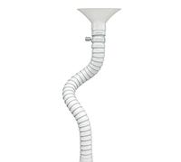 Flexible Fume Extractor Arm 84cm, Smoke Absorber Hood with Articulating Neck for Soldering Welding, Enhances Air Quality in Workshop