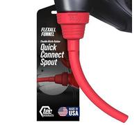 Flexible Funnel Mutli Threaded For Fuel, Oil, Liquid Containers - No Spill Air Tight Fit