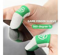 Flexible Gaming Finger Gloves Protectors With Ventilated Fabric For Shooters Competitive Gaming 2pcs Thin Touch Display Finger Sleeves