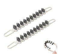 Flexible Gap Cleaning Brush 2 Pcs Bathroom Crevice Gaps Cleaning Brush Groove Crevice Cleaning Tool for Narrow Corners in Home Kitchen Bathroom and Window Hard Bristle