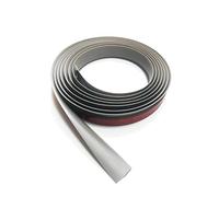 Flexible Gap Cover Threshold Ramp, Self Adhesive PVC Floor Transition Strip, Edge Trim Molding for Carpet Tile Laminate Flooring(1-3mm 3.3ft)